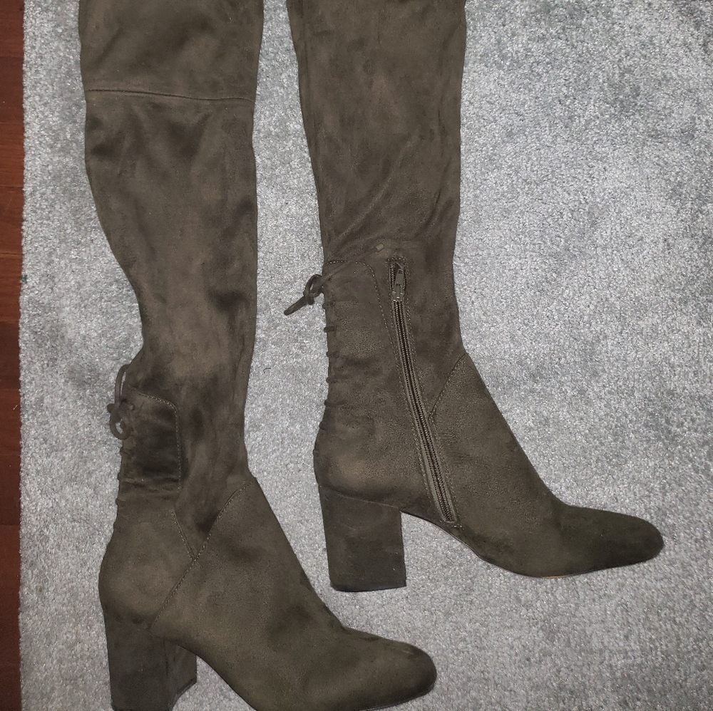 Aldo Over the knee faux suede boots